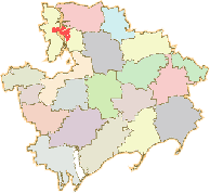 Карта Запрізької області